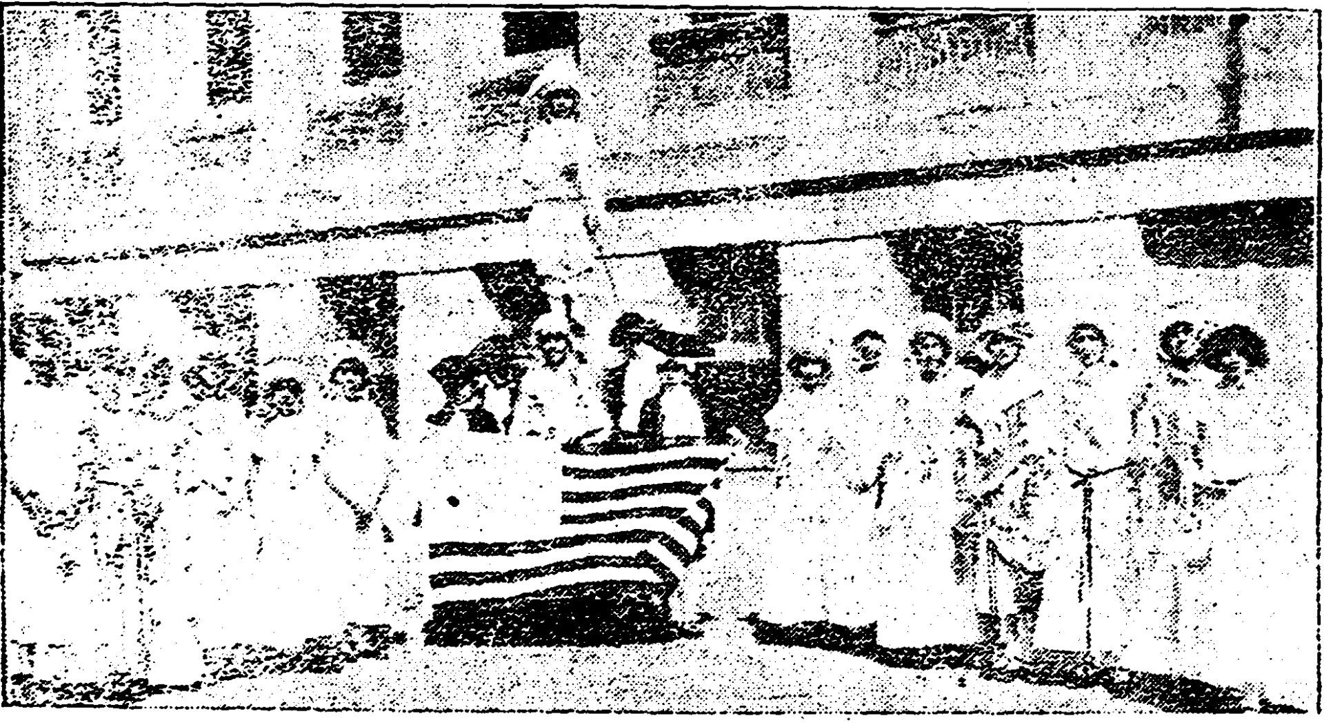 Esther Berman and Newman classmates, Feb. 27, 1924, New Orleans States